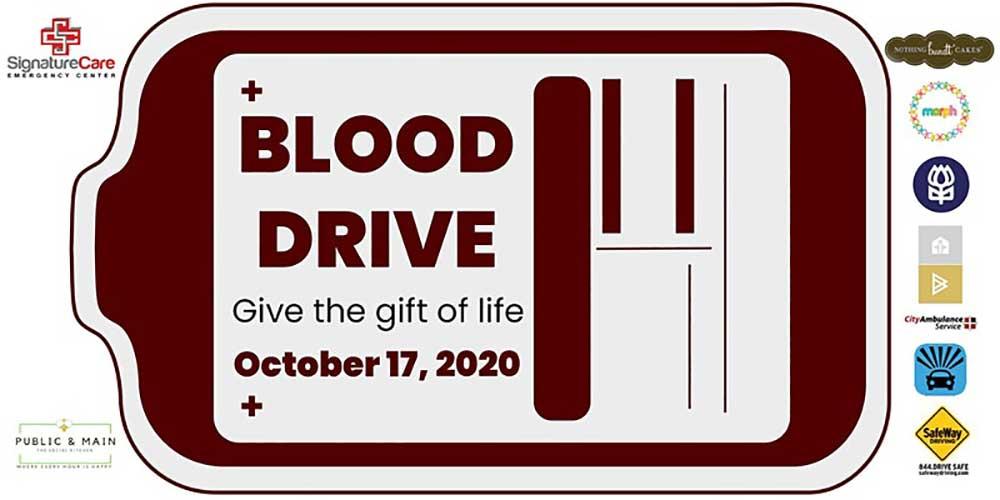 2020 Gift of Life Blood Drive with SignatureCare Emergency Center and College Station High School