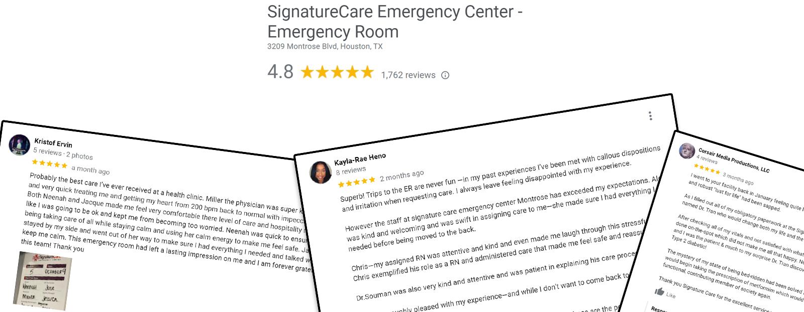 Top Rated Emergency Room on Google