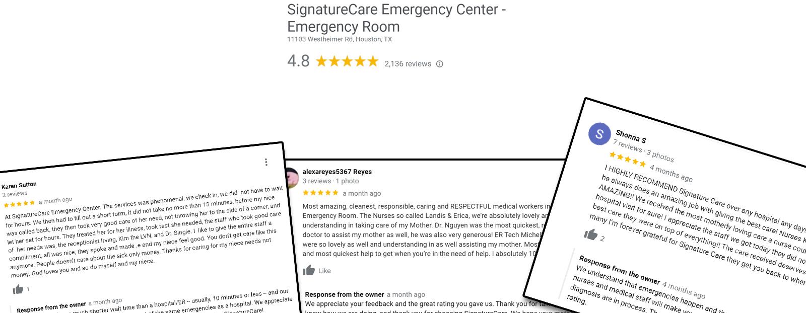 Top Rated Emergency Room on Google