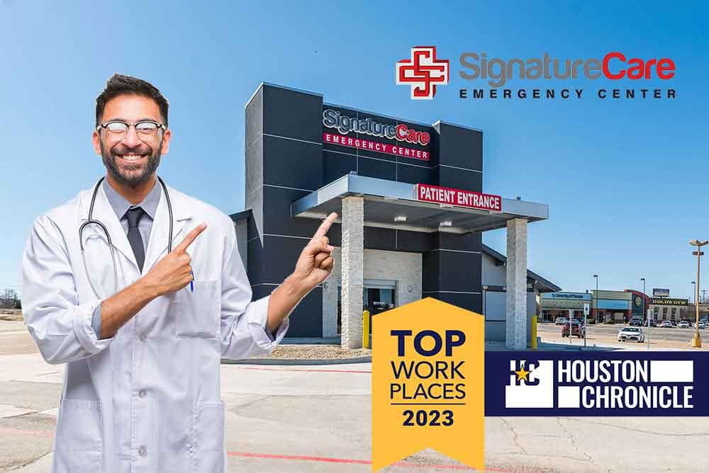 SignatureCare Emergency Center Top Work Places Award and Recognition