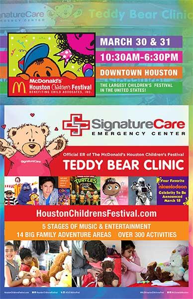 Join SignatureCare Emergency Center at Houston Children’s Festival