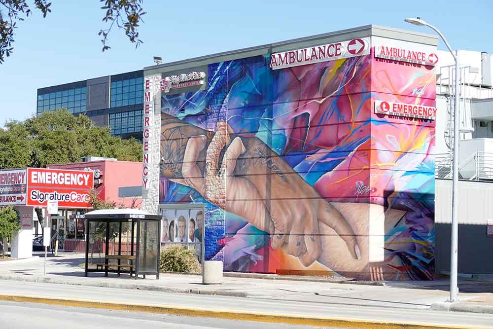 SignatureCare’s ‘Stronger Together’ Mural Captures the Spirit, Resiliency of the Houston Community