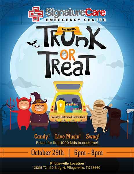 Pflugerville Emergency Room Holds 2nd Annual Trunk or Treat Event