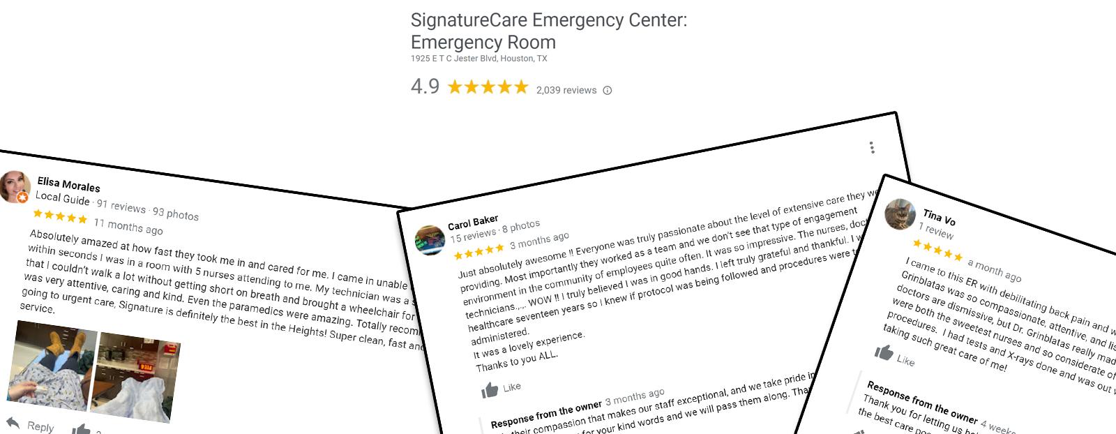 Top Rated Emergency Room on Google